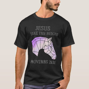 Camiseta Jesus Bonito Leva As Reinas Do Cavalo De Vidro Arr