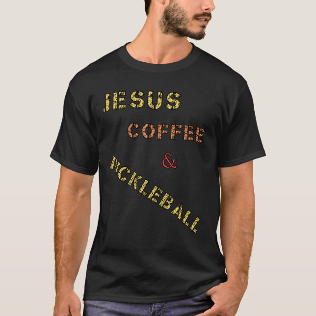 Camiseta Jesus Café e Pickleball (Frente)