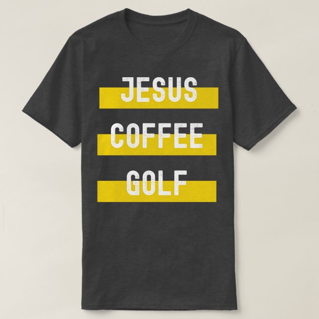 Camiseta Jesus Café Golf (Frente do Design)