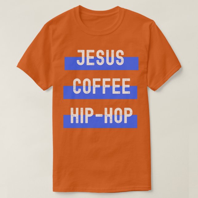 Camiseta Jesus Café Hip Hop (Frente do Design)