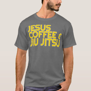 Camiseta Jesus Café Jiu Jitsu para a Marcial Cristã