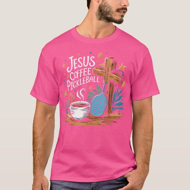Camiseta Jesus Café Pickleball (Frente)