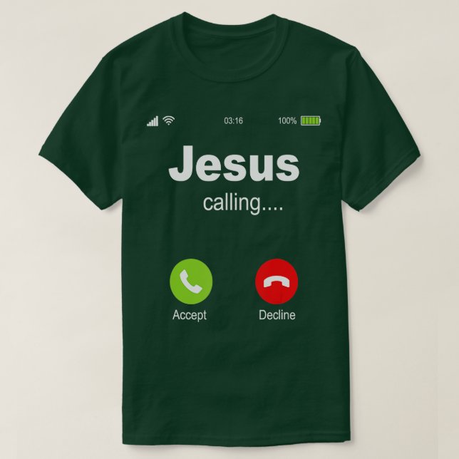 Camiseta Jesus Chamar Igreja Cristã de Bíblias Religiosas (Frente do Design)