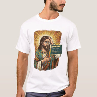 Camiseta Jesus chorando Erro de Sintaxe Programador Codific