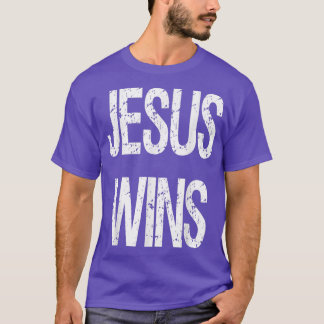 Camiseta Jesus Christ Wins Christian Pastor Gift Novelty Go
