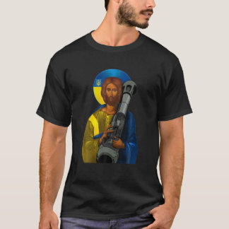 Camiseta Jesus Christian I Stand Com A Ucrânia Fla Ucranian