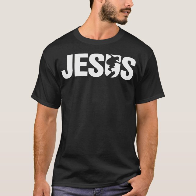 Camiseta Jesus Christian Skateboard Legal Skater Design Tsh (Frente)