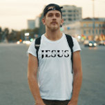Camiseta Jesus Christian T-Shirt<br><div class="desc">Camiseta cristã para homens com Jesus em caligrafia elegante com "a vida, o caminho, a verdade" escrevendo em evidências. Esta moda, design de fé moderna é a dádiva perfeita e a declaração de moda. Elevem sua fé com nossa camiseta cristã para mulheres, adornada com caligrafia elegante. Esta tendência e design...</div>