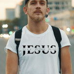 Camiseta Jesus Christian T-Shirt<br><div class="desc">Camiseta cristã para homens com Jesus em caligrafia elegante com "a vida, o caminho, a verdade" escrevendo em evidências. Esta moda, design de fé moderna é a dádiva perfeita e a declaração de moda. Elevem sua fé com nossa camiseta cristã para mulheres, adornada com caligrafia elegante. Esta tendência e design...</div>