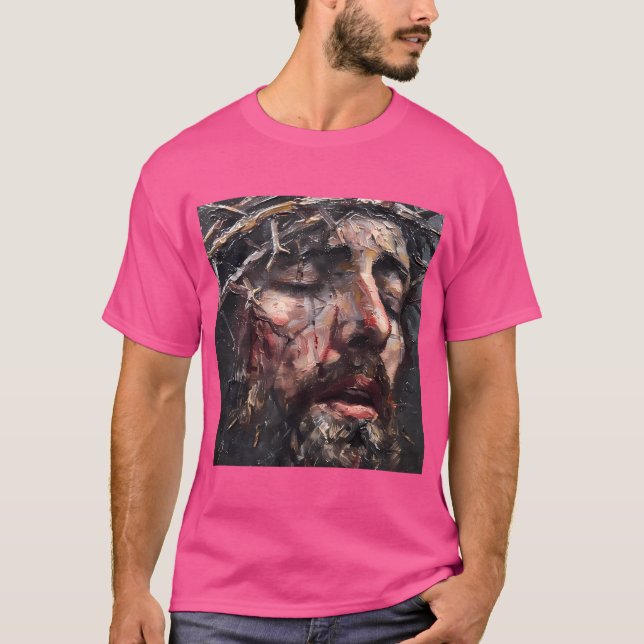 Camiseta Jesus Com Coroa De Espinhos (Frente)