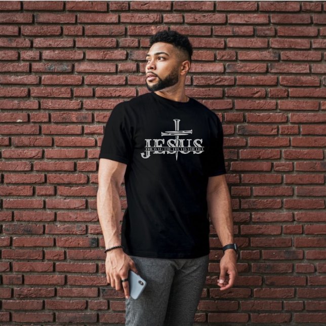 Camiseta Jesus Como A Verdade A Vida Cristã (Criador carregado)