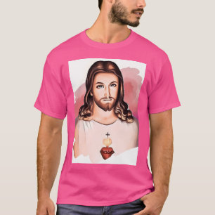 Camiseta Jesus Compaixão Divino - Jesus Eu Confio Em Você