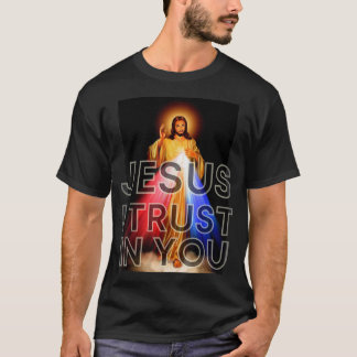 Camiseta Jesus, Confio Em Ti Compaixão Gráfico Divino Catól
