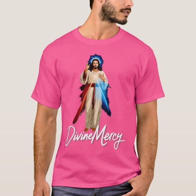 Camiseta Jesus, Confio Em Você, Compaixão Católico Divino (Frente)