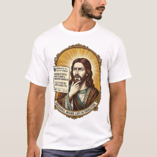 Camiseta Jesus Confuso Falha na Postagem de Tradução Automá