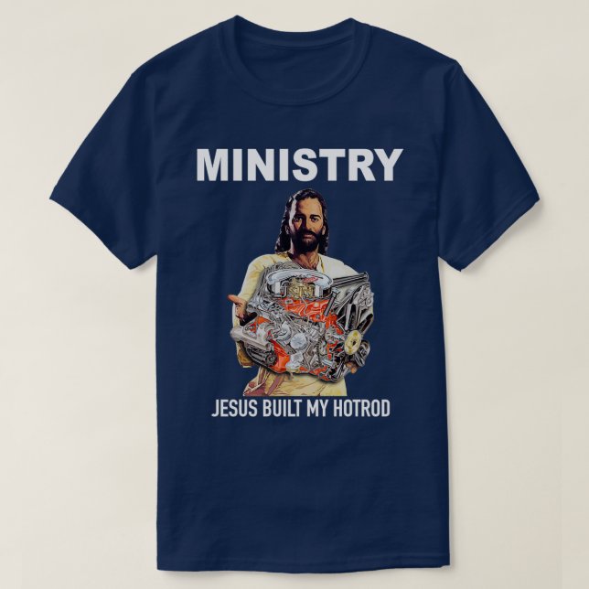 Camiseta Jesus Construiu meu trenó (Frente do Design)