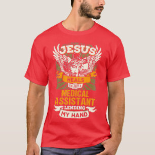Camiseta Jesus Controla-Me Apenas Um Assistente Médico