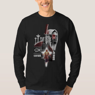 CAMISETA JESUS CRISTÃO, O SAVIOR DEUS FÉ EM CRISTO DIVERTID