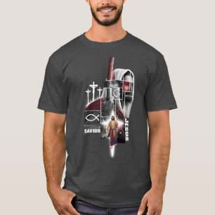 CAMISETA JESUS CRISTÃO, O SAVIOR DEUS FÉ EM CRISTO DIVERTID
