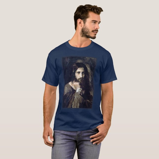 Camiseta Jesus Cristo 1888, de Georg Karl Franz Cornicelius (Frente Completa)