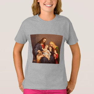 Camiseta Jesus Cristo com Crianças