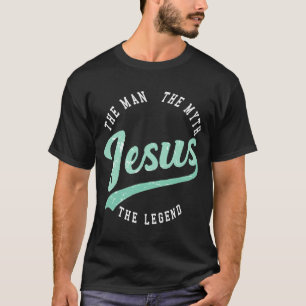 Camiseta Jesus Cristo Cristão Fé da Caligrafia em Deus