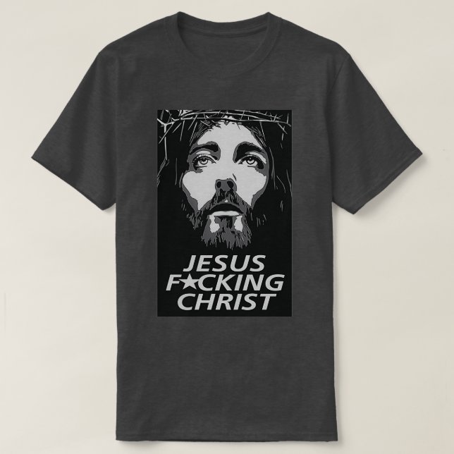Camiseta Jesus Cristo de merda (Frente do Design)