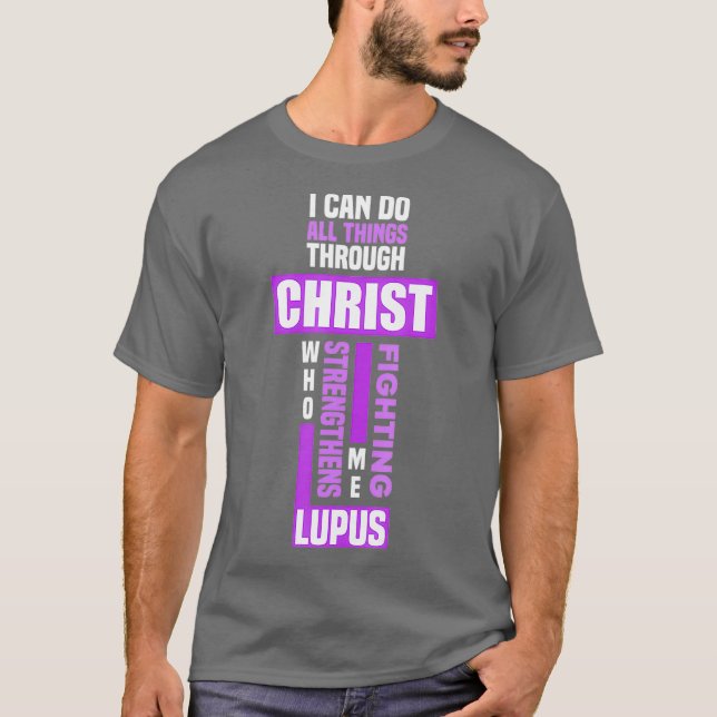 Camiseta Jesus Cristo Deus Lupus Warrior Lupus Fighter (Frente)