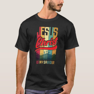 Camiseta Jesus Cristo É Meu Salvador Para As Mulheres Cris