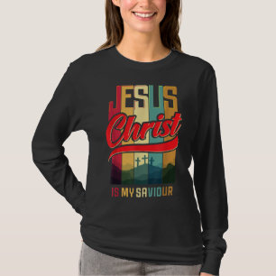 Camiseta Jesus Cristo é meu salvador para as mulheres crist