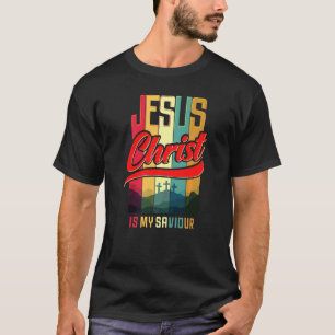 Camiseta Jesus Cristo É Meu Salvador Para As Mulheres Crist