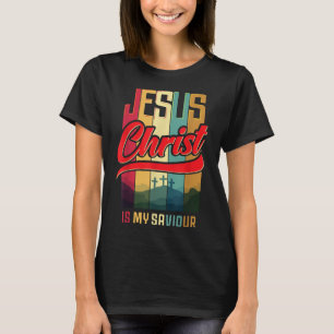 Camiseta Jesus Cristo é meu salvador para as mulheres crist