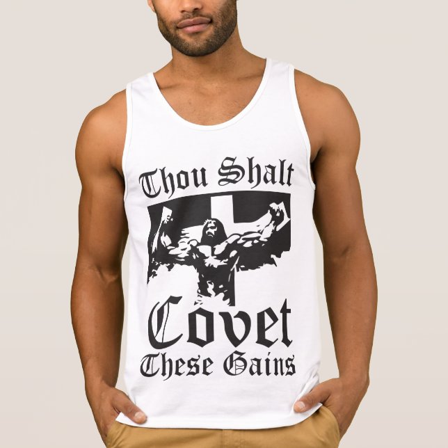 Camiseta Jesus Cristo Ganhos de Elevação (Frente)