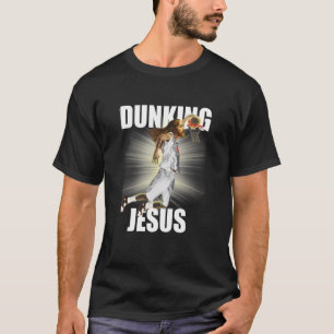 Camiseta Jesus Cristo Jogando Basquete 3