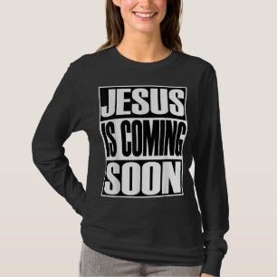 Camiseta Jesus Cristo Mais Cristo Está Vindo Novamente Pres