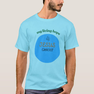 CAMISETA JESUS CRISTO MINHA ESPERANÇA VIVA IMPRESSOS T-SHIR