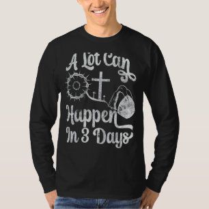 Camiseta Jesus Cristo Muito Pode Acontecer Em 3 Dias Cristã