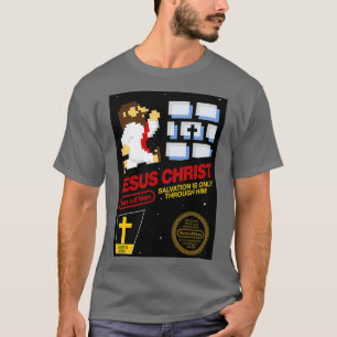 Camiseta Jesus Cristo NES 8 bits
