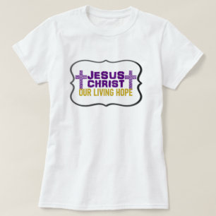 Camiseta Jesus Cristo Nossa Esperança Viva Cristão