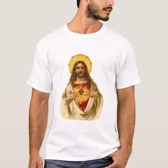 Camiseta Jesus Cristo nosso senhor Sagrado Coração (Frente)