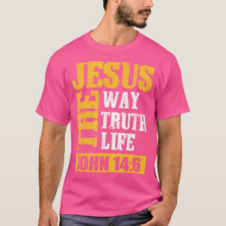 Camiseta Jesus Cristo O Caminho Da Verdade A Vida Cristã Bí