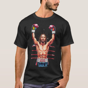 Camiseta Jesus Cristo, Puxando Ou Boxando A Vitória, Memóri