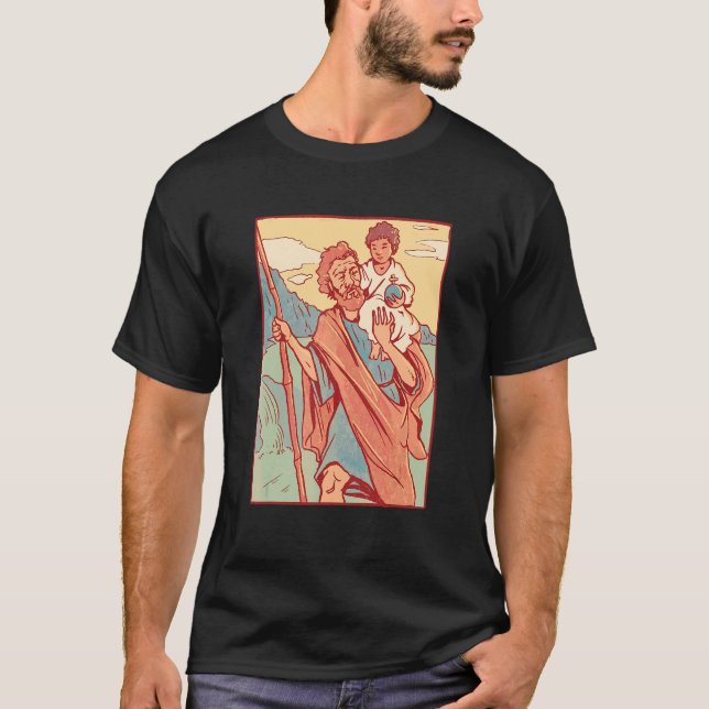 Camiseta Jesus Cristo Santo Bíblia Christopher (Frente)