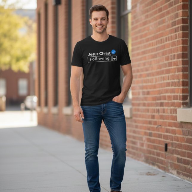 Camiseta Jesus Cristo Seguindo a Bíblia Faith Christian (Criador carregado)