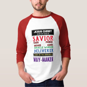 CAMISETA JESUS CRISTO WAY MAKER CHRISTIAN