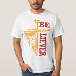 Camiseta Jesus Cross Nail Design – Powerful Christian