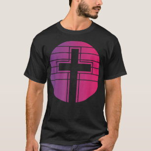Camiseta Jesus Cross Retro Style Vintage