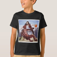 Jesus cruzando o basquete de Satã