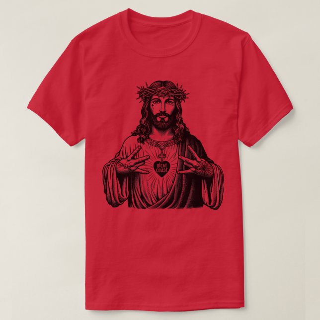 Camiseta Jesus da Costa Oeste (Frente do Design)