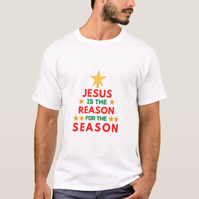 Camiseta Jesus de Natal é o motivo da temporada (Frente)